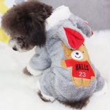 Одежда собак Осень и Зима плюс бархатный толстый Тедди Танди Танди Тедди.