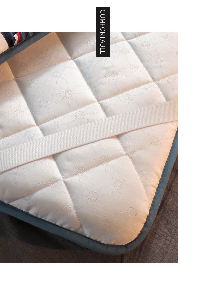 Fu Kang Sữa Flannel Nệm 1,8m Giường Ký túc xá Sinh viên Dày nhíp Hộ gia đình Pad Tatami Bed Mat - Nệm đệm điện sưởi ấm