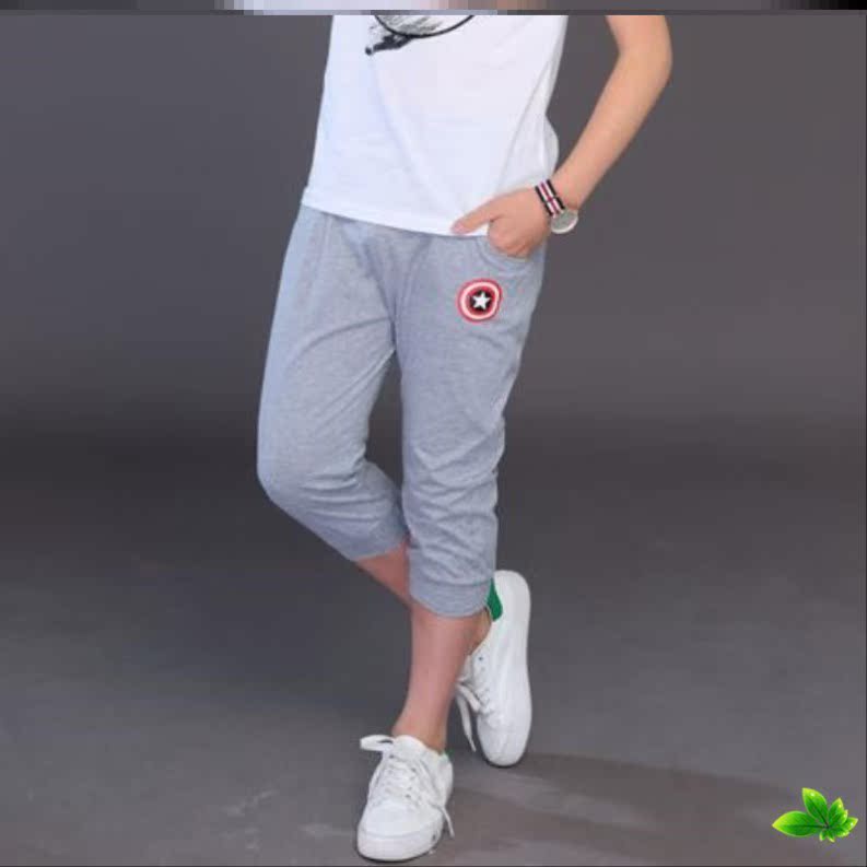 Chao mens trẻ em Nhật Bản sweatpants Summer thẻ mens nhỏ quần cậu bé mùa hè mỏng bảy điểm quần khí nước ngoài quần áo về nhà.