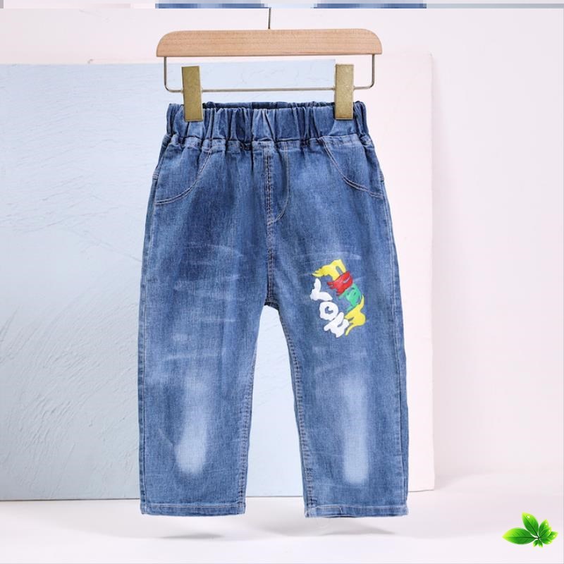 quần áo nhà ngắn childrens mens quần thể thao quần loose-fitting trẻ em trai tám tuổi Bảy quần.