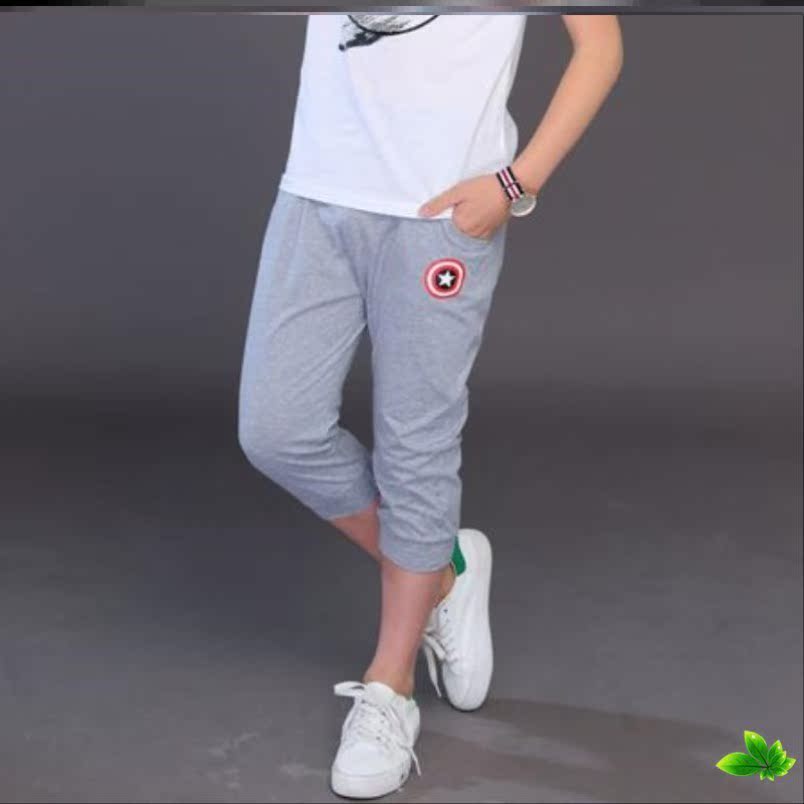 Chao mens trẻ em Nhật Bản sweatpants Summer thẻ mens nhỏ quần cậu bé mùa hè mỏng bảy điểm quần khí nước ngoài quần áo về nhà.