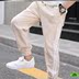 Quần thể thao nam mùa hè mỏng sweatpants loose-fitting mới trẻ em mùa hè váy mens phiên bản Hàn Quốc quần chân nhỏ màu đen quần duy nhất. 