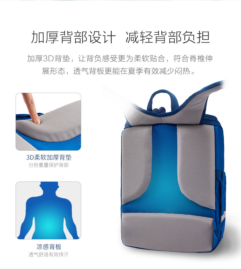 小米生态链 稚行 儿童护脊减负书包 图6