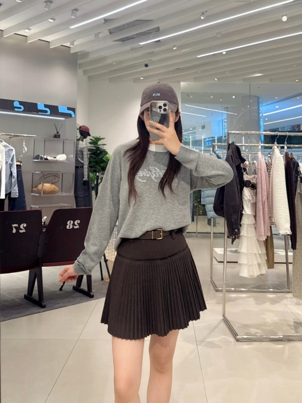 Ds Original 2026 Winter New Retro College Style High-Waisted Slimming A-Line Pleated Skirt with Belt 3K4Sb11 Ds Original 2026 Winter New Retro College Style High-Waisted Slimming A-Line Pleated Skirt with Belt 3K4Sb11