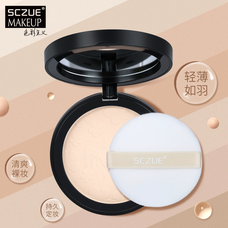 Colorism, tạo màu, kiểm soát dầu, trang điểm, không thấm nước, không thấm mồ hôi, phấn lỏng, bột, nhẹ và không khô - Bột nén