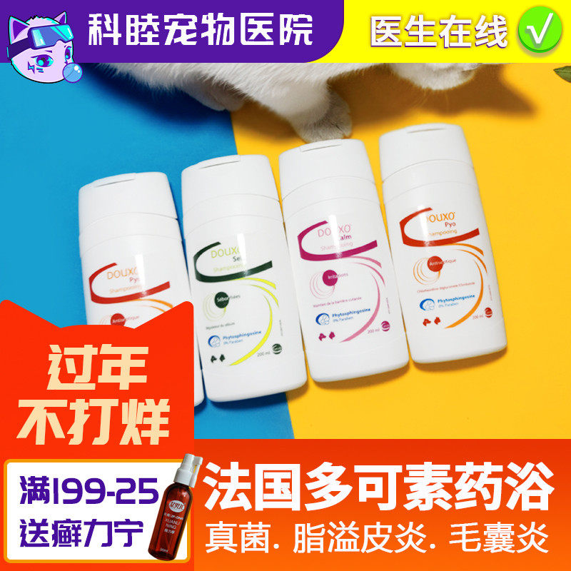 Polygestin kitty Puppy Seborrheic Dermatitis Allergy Dermatitis Cat Ringworm Dermatological dermatology Medicated Bath Sprouts