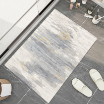 Bathroom Ground Mat Silicon Algae Mud Suction Pad Bathroom Door Non-slip Soft Footbed Toilet Entrance Door Bathroom Rug