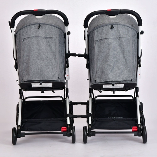 Съёмная портативная складная детская коляска для близнецов с сидением для двоих, Германия, можно сидеть и лежать