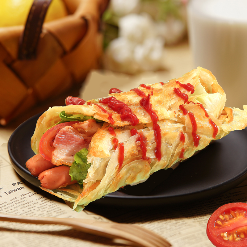 【50片*60g】古邵坊原味手抓饼