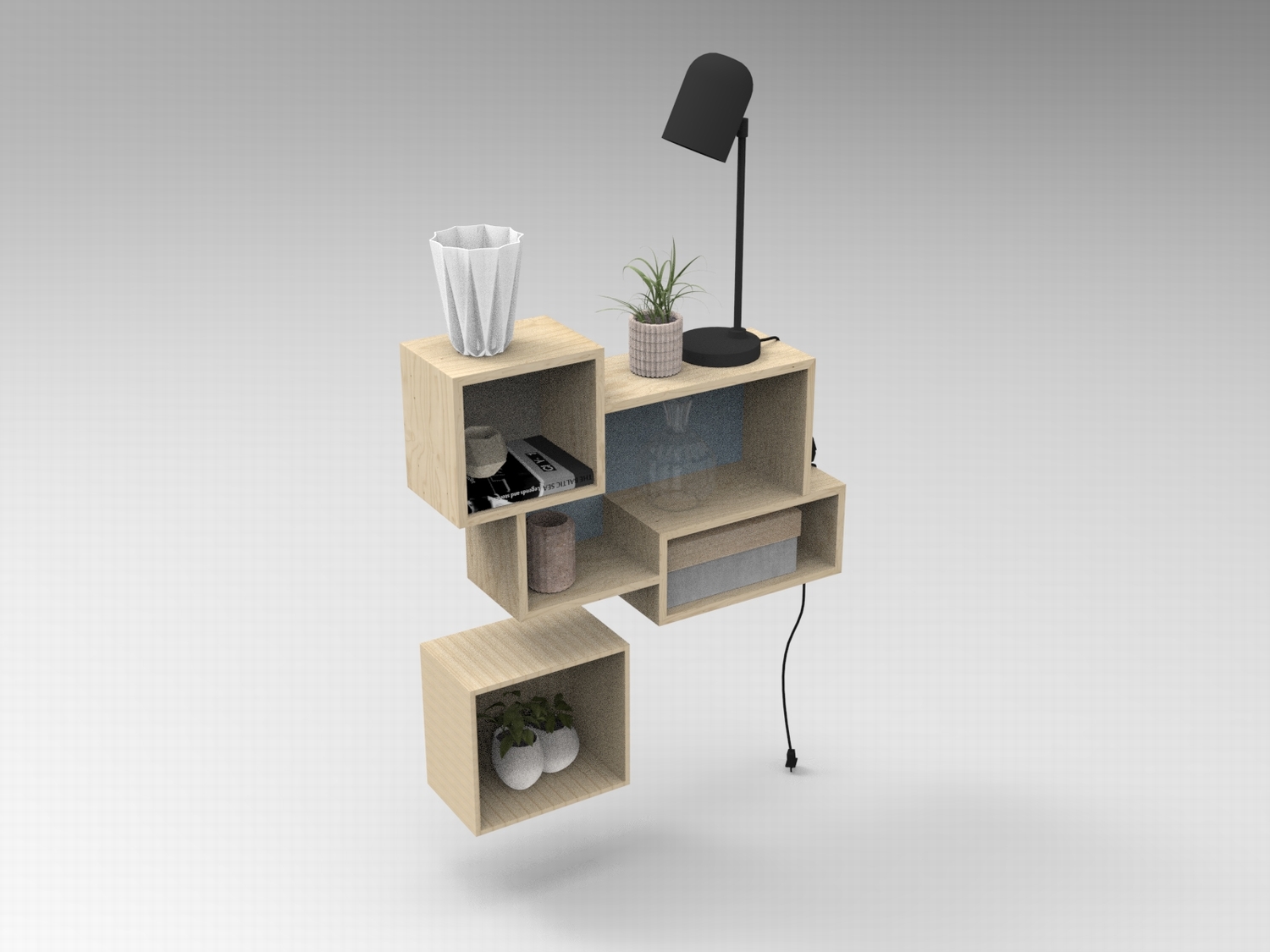 图片[5]-C4D家居装饰FBX茶杯OBJ相框灯具绿植陈设花瓶钟表盆栽玻璃罩素材-cg男孩