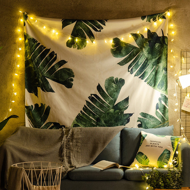 在文莱怎么购买背景布ins风挂布挂毯抖音主播卧室宿舍房间改造布置床头装饰墙布 Herobuy淘宝集运