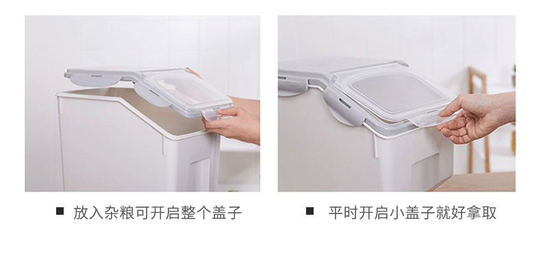 Thức ăn cho mèo thùng thức ăn cho chó thùng lưu trữ kín thùng bảo quản i độ ẩm hộp lưu trữ bể chứa vật nuôi lưu trữ hạt thùng thùng thức ăn mèo - Cat / Dog hàng ngày Neccessities bát ăn cho mèo