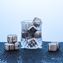 New (Medical grade 316) Quick-frozen 304 stainless steel ice cube Iron metal ice cube ice tartar Beer ice artifact