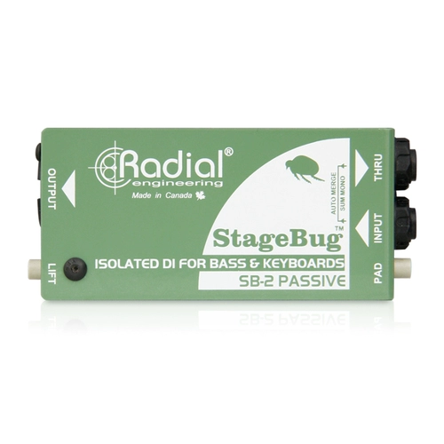 Radial StageBug SB-2 SB-4 SB-5 DI Box Multimedia Audio изоляция