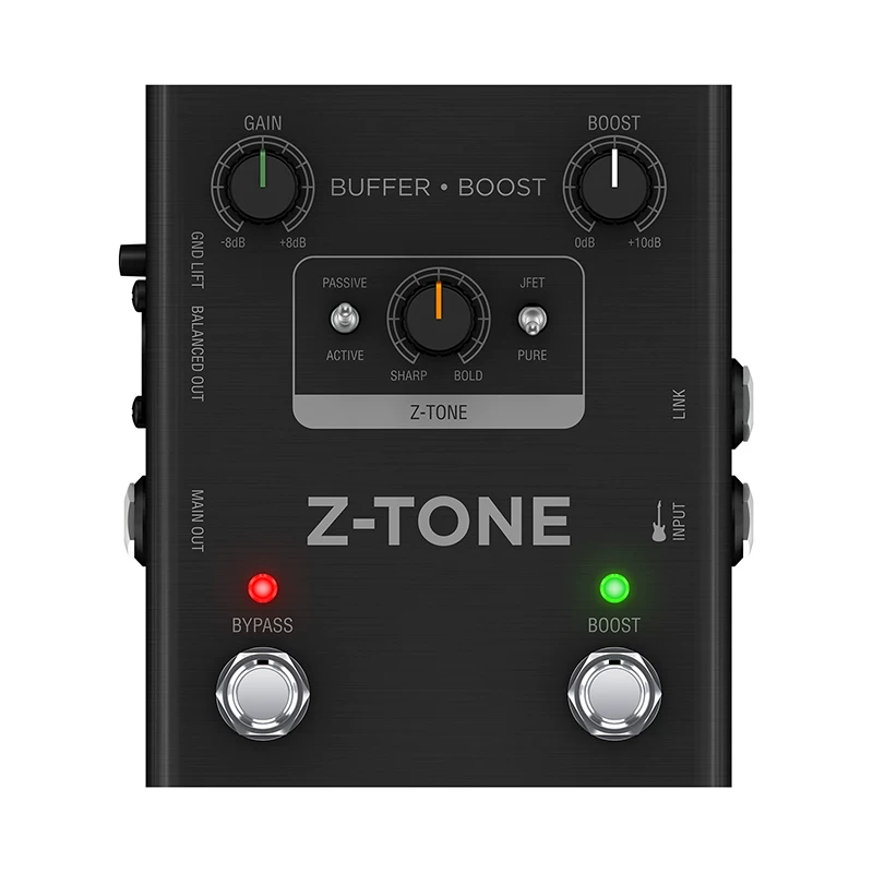[IK Multimedia Z-TONE Buffer Boost 音色整形 前置DI踏板]