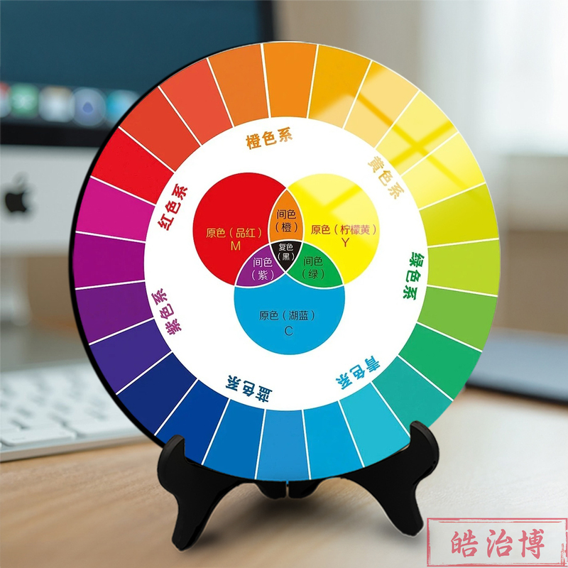 A Must-See for Art Students: the Color Wheel, Color Mixing Formulas, Simple Modern Photo Frame Decoration, Display Stand with Bracket, Gift A Must-See for Art Students: the Color Wheel, Color Mixing Formulas, Simple Modern Photo Frame Decoration, Display Stand with Bracket, Gift