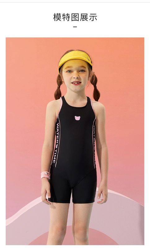 Đồ bơi trẻ em WaterTime Bể bơi nữ 2023 Đồ bơi chuyên nghiệp đặc biệt Đồ bơi một mảnh cho bé gái mới đồ bơi bé trai tay dài quần bơi trẻ con