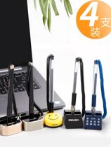 Signature desk pen office gel pen counter desktop can be pasted with hipster desktop pen smiling face pen