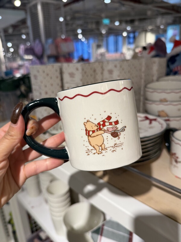 British Primark Christmas Limited Edition Winnie the Pooh Mug Cereal Bowl Breakfast Plate Series British Primark Christmas Limited Edition Winnie the Pooh Mug Cereal Bowl Breakfast Plate Series