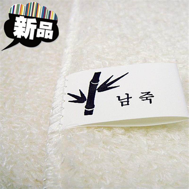 Korean bamboo fiber dish towel rag non-stick oil double thickened absorbent dish cloth Kitchen o room rag 20 pieces