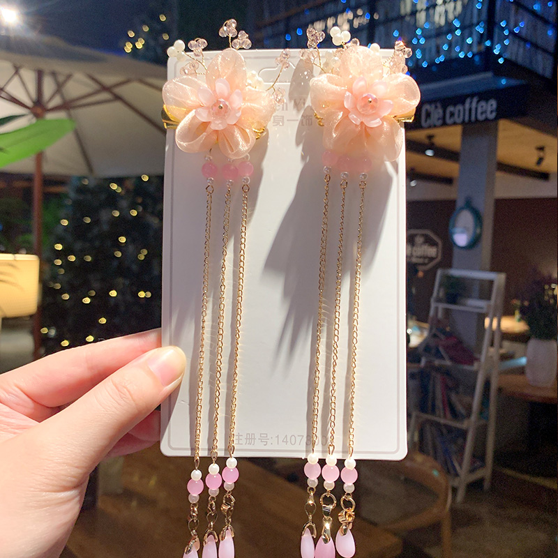 images 22:Chinese costume costume costume folder child with a gusty decorative ancient wind head decorated super fairy hair clip to the ancient side hairpin