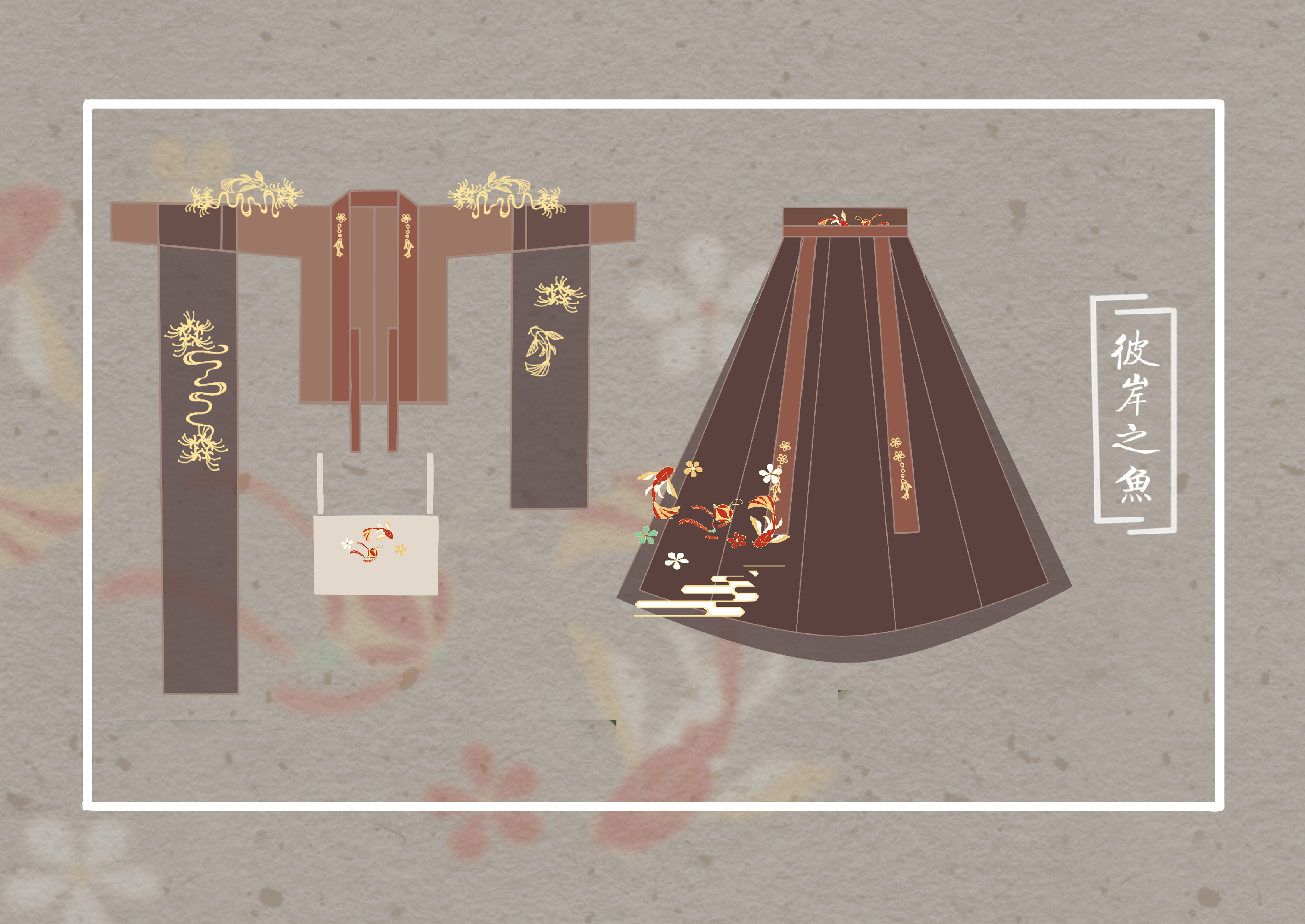 Slanttang Yizhuang gốc nếu không hề hấn gì Han quần áo nữ cặp eo-cao-ngực thêu váy gió của Trung Quốc mùa xuân hè váy hàng ngày