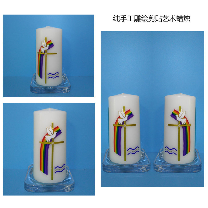 Prayer candles Craft gift candles Festive candles Church gift candles Customizable scene candles