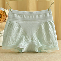 Modal boxer underwear womens high waist waist close to the body safety pants cotton crotch seamless hip hip high elastic four corner shorts