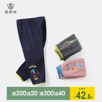 Girls leggings Spring and Autumn New 2021 Baby Baby Thin Wear Pants