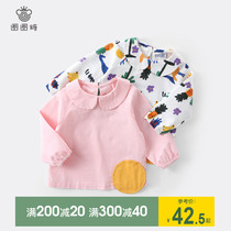 Circle candy girl dress cotton shirt 2021 Spring and Autumn New Baby foreign style shirt children long sleeve doll shirt