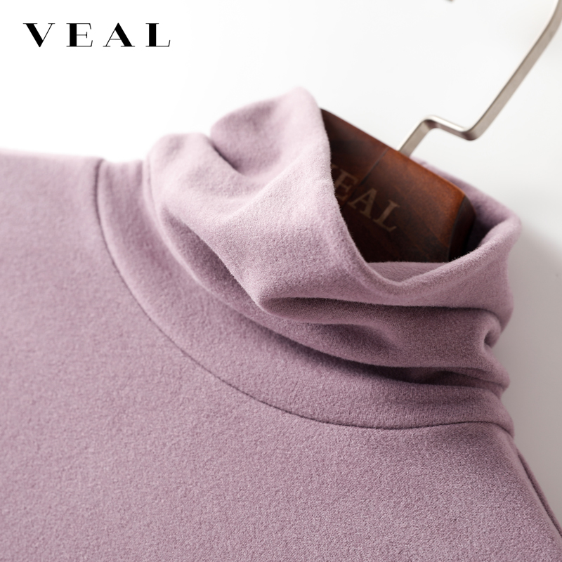 Pile Heaps Neckline Duvet Undershirt Woman Autumn Winter New Inner Hitch double face grinding and semi-gapped thickened with high collar winter blouses-Taobao