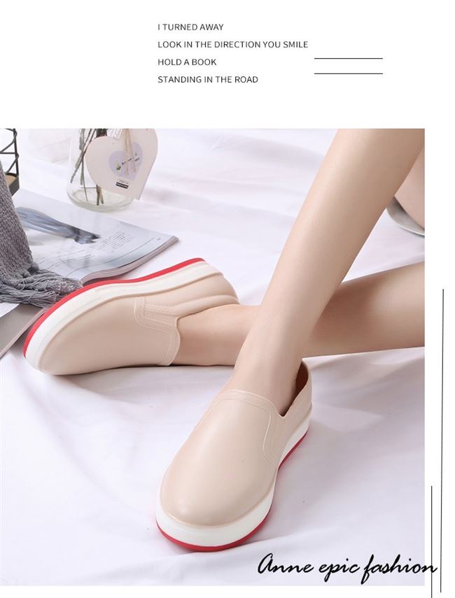 Giày đi mưa, giày cao su, ngắn chống mài mòn, thoáng khí và nhẹ trong những ngày mưa, phụ nữ miệng nông ngoài trời chống trượt thời trang gia dụng mùa hè size lớn - Rainshoes