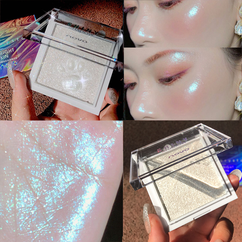 Mashed Potato Highlighter Face Brightening Nose Shadow Repair Suikone Rihanna Mochi Glitter Face Glittering