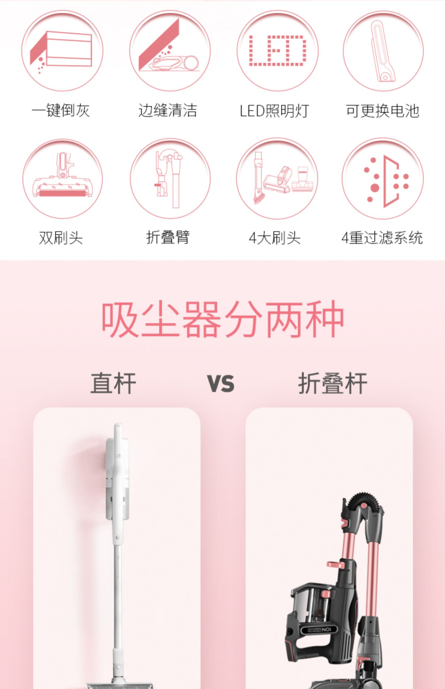 Máy hút bụi không dây Shark Shark Hộ gia đình cầm tay mạnh mẽ Nhỏ hút lớn Im lặng tách rời Flagship S2 - Máy hút bụi robot hut bui irobot