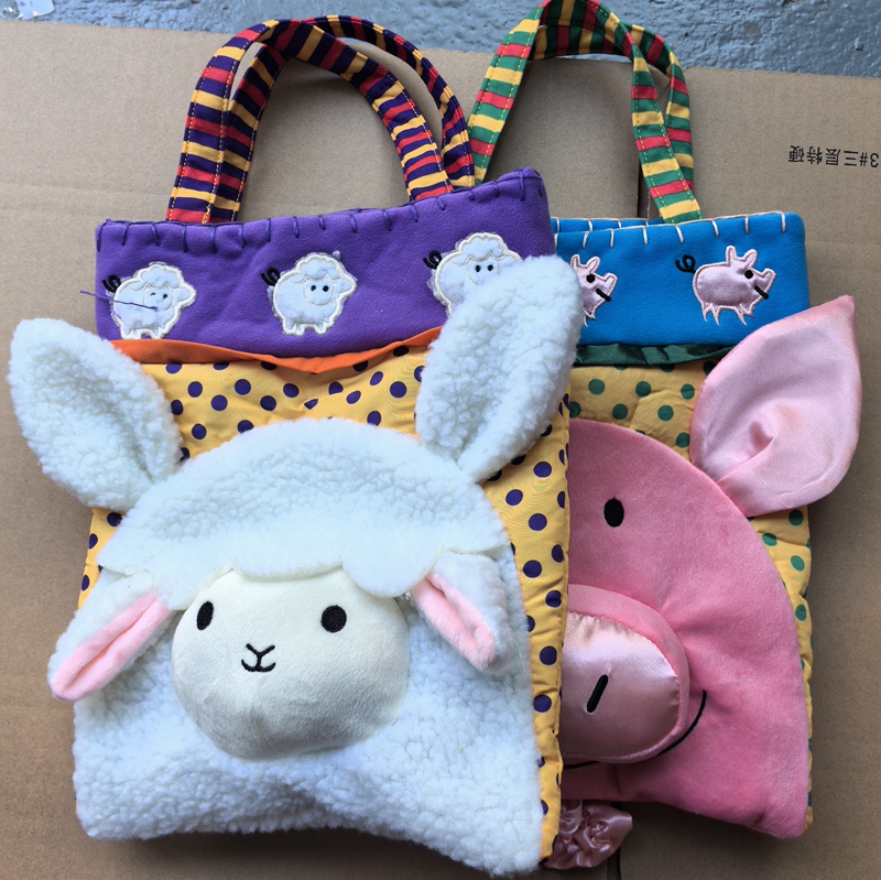3D Pig Handbag, Same Style as on Xiaohongshu, High Aesthetic, Large Capacity, Cartoon Commuting Student Storage Bag, Little Sheep Tote Bag 3D Pig Handbag, Same Style as on Xiaohongshu, High Aesthetic, Large Capacity, Cartoon Commuting Student Storage Bag, Little Sheep Tote Bag