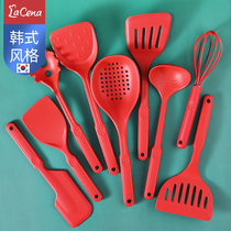 Lacena Non-stick silicone spatula High temperature household kitchenware special cooking spatula frying spoon spatula set