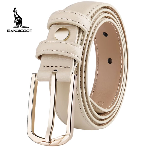 BANDICOOT Кенгуру, ремень, универсальные штаны для школьников, простой и элегантный дизайн, из натуральной кожи, в корейском стиле