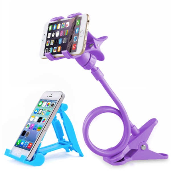 2 pieces of sloth staff rack headboard clips bracket 100 variable bending desktop folding sports car holder mobile phone holder