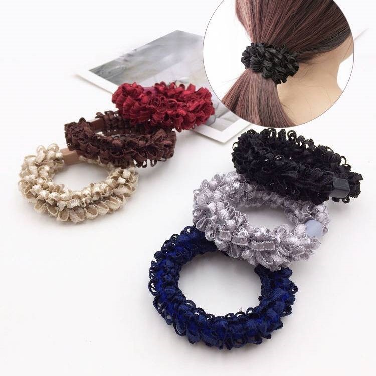 Plus Coarse Corn Flower Hair Ring Han Edition High Elastic Rubber Lantern Hair Ring Mati Zhafa Ornament Not Hurt Hair Leather Cover