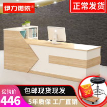  Cashier counter Company front desk Reception desk Convenience store Beauty salon Clothing store Small supermarket Simple bar table
