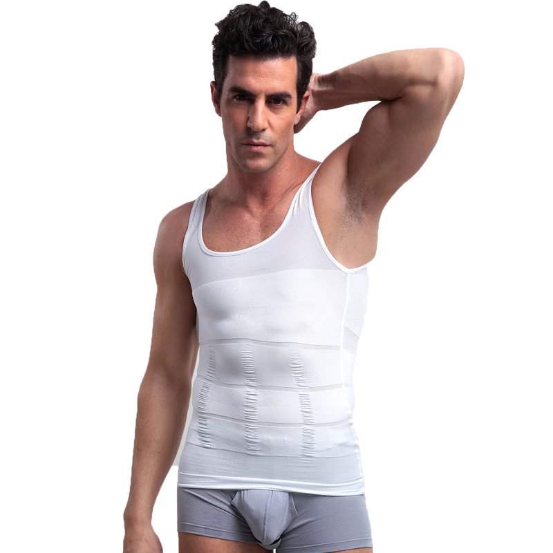 [Nem bụng lớn] áo nịt bụng nam tạo dáng thoải mái áo sơ mi tay áo thoáng khí. - Corset áo định hình nữ