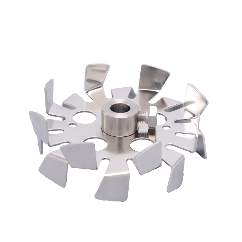 Pneumatic mixer impeller 316 aluminum alloy blade 5 gallon fittings