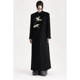 APOZicollection Mountain and Sea Prelude Series New Chinese Style Niche Design Crane Embroidered Hidden Button Coat