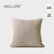 Lanpint modern minimalist beige mink merk classed light lavish living-room диван-like room headboard with подушки мягкая-