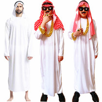 Halloween cosplay Middle Eastern performance costume props Arabian clothes Dubai Prince Saudi shepherd suit