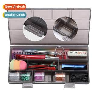 Makeup artist hair card comb hair clip storage box large cap