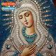Pintura de diamante nueva DIY Madonna diamante redondo completo hecho punto di