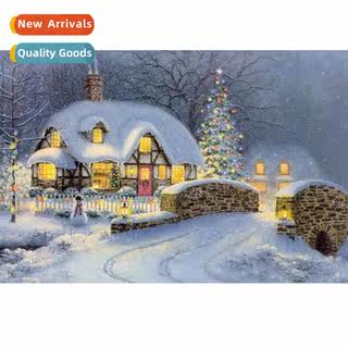 New h-applied diamd living room decorati painting Christmas