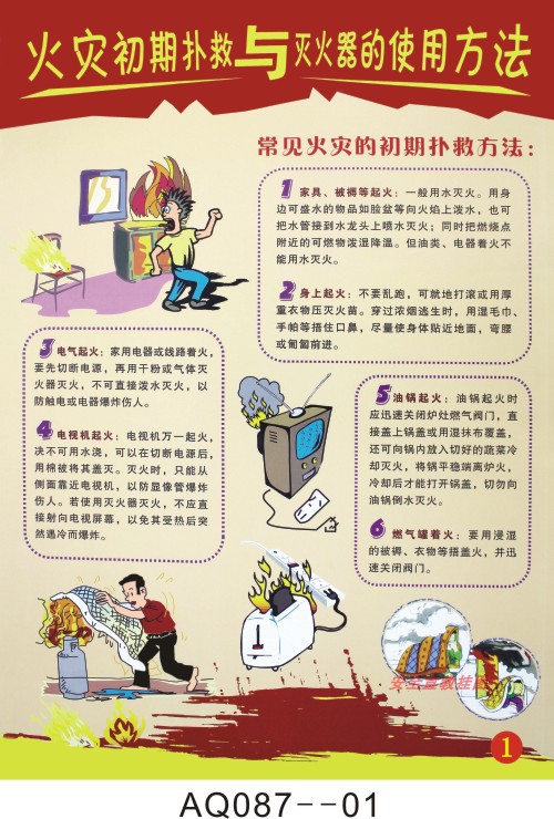 Use publicity wall powder 1211 portable poster exhibition board production of fire extinguishing and fire extinguishers in early stage of fire