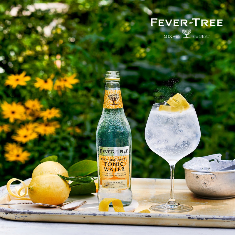 Fever Tree Tonic Water for Cocktails and Direct Drinking, Gin & Tonic 200ml*6 Bottles